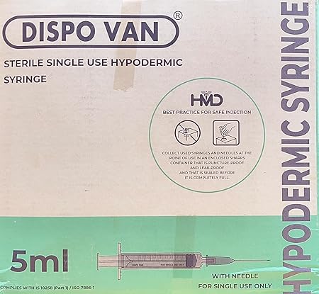 Dispo van Syringe with Needle