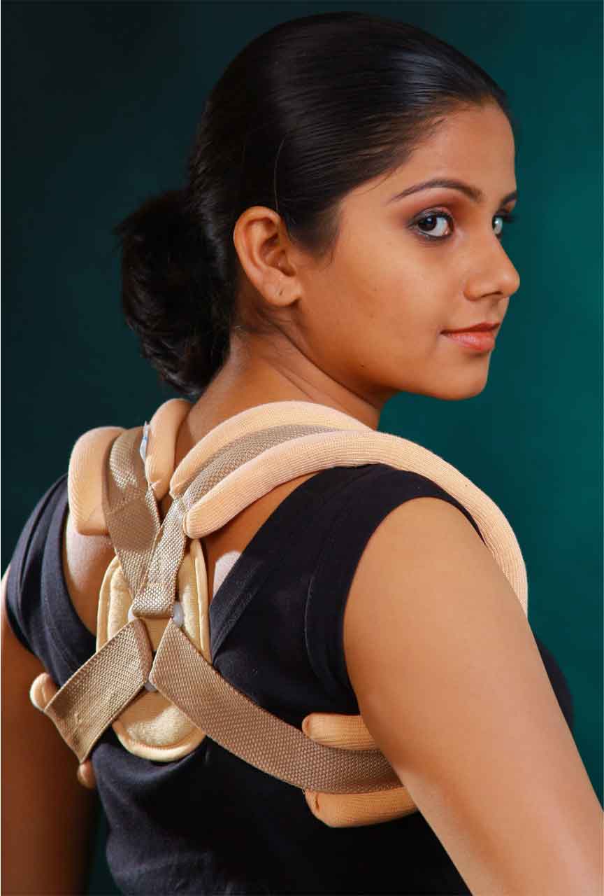 Clavicle Brace with straps and buckles